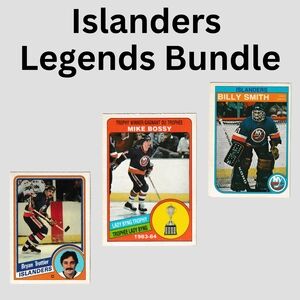 Islanders Legends Hockey Card Bundle